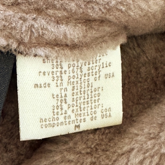 Alpine Studio | Fleece Reversible Oversized Hood Coat | Brown | M - Picture 10 of 11